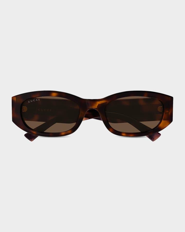 Rowcut 55mm Cat-Eye Sunglasses by GUCCI