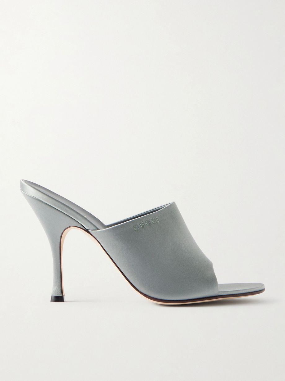 Satin mules by GUCCI