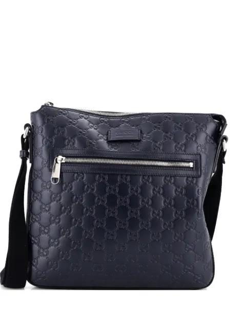 Signature Zip Messenger Bag Guccissima Leather Medium crossbody bag by GUCCI 