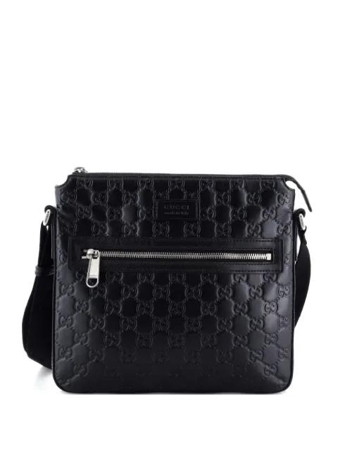 Signature Zip Messenger Bag Guccissima Leather Small crossbody bag by GUCCI 
