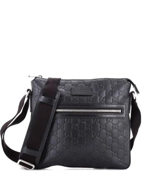 Signature Zip Messenger Bag Guccissima Leather Small crossbody bag by GUCCI 