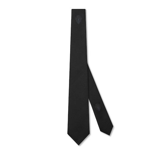 Silk jacquard tie by GUCCI