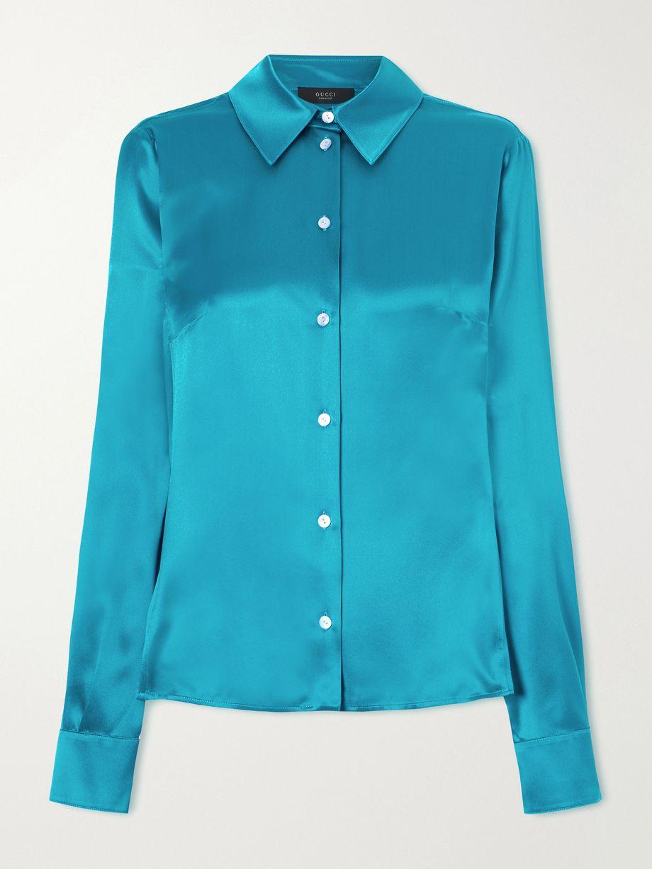 Silk-satin shirt by GUCCI
