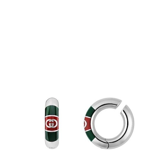 Single earring with Web detail by GUCCI