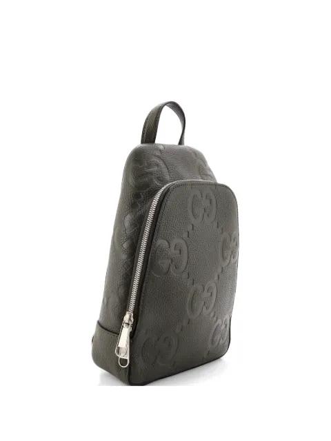 Sling Bag Jumbo GG Embossed Leather crossbody bag by GUCCI 