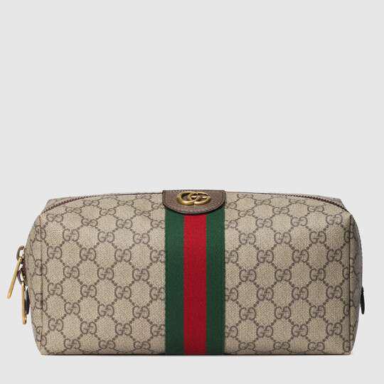 Soft GG Supreme Ophidia Toiletry Case by GUCCI