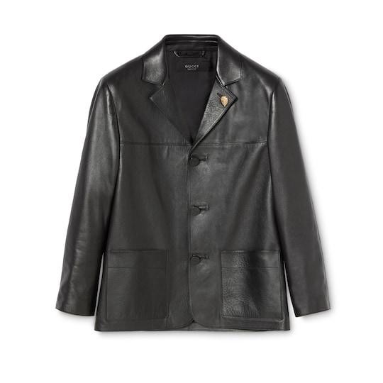 Soft nappa leather jacket by GUCCI