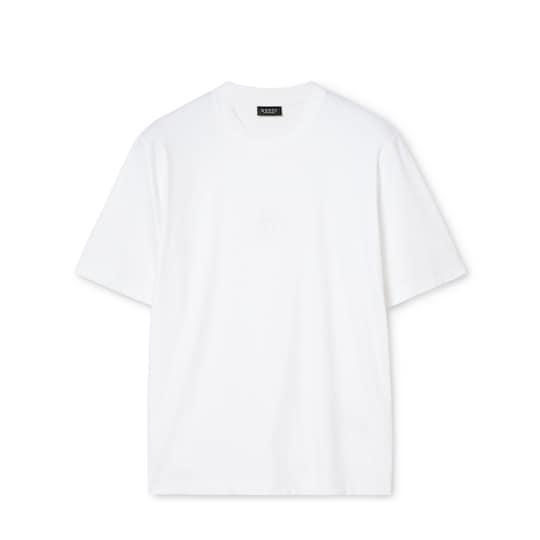 Soft rayon jersey T-shirt with embroidery by GUCCI