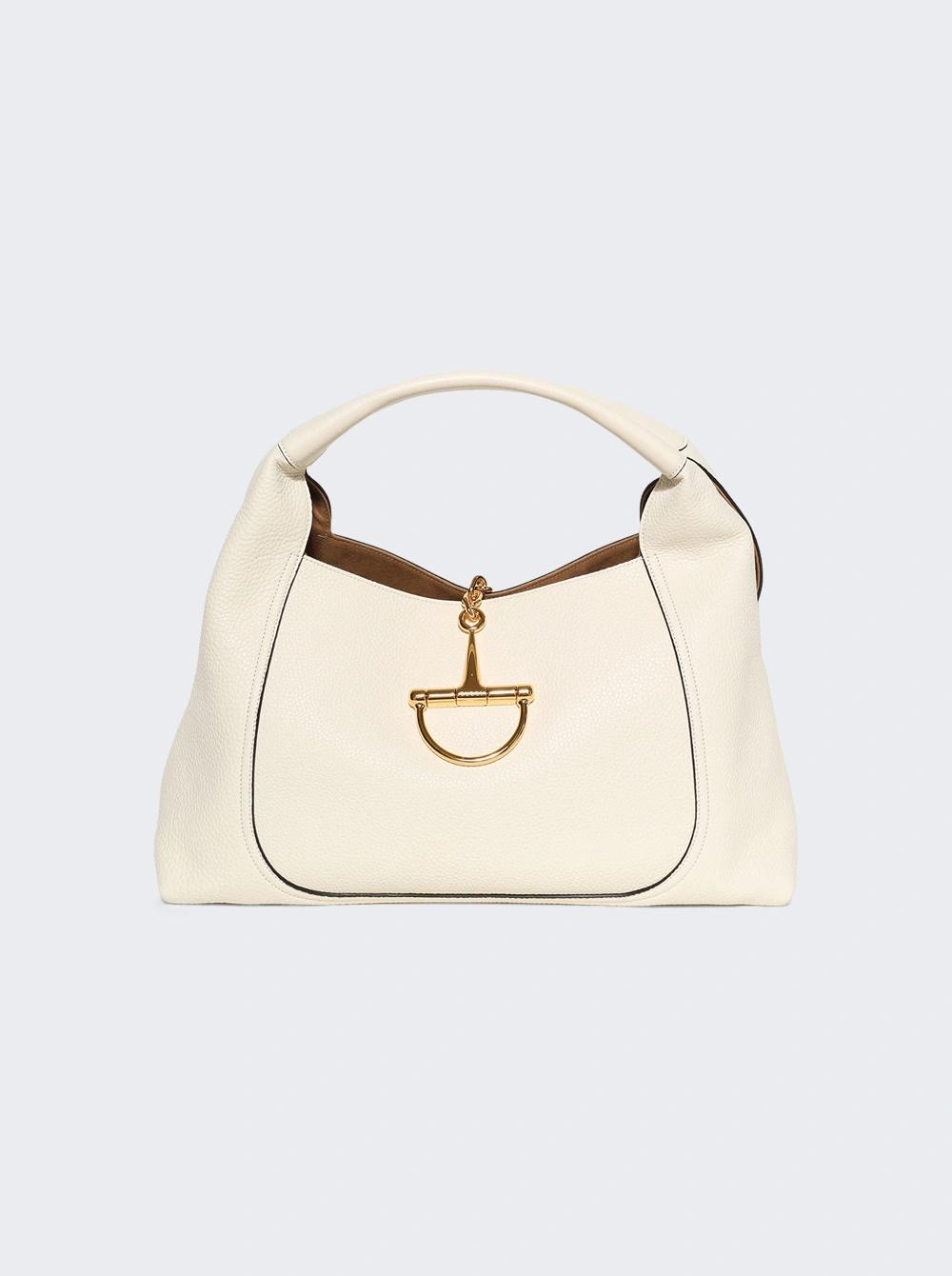 Softbit Maxi Shoulder Bag Dusty White  | The Webster by GUCCI