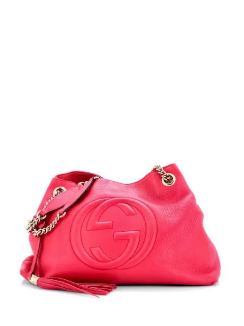 Soho Chain Strap Leather Medium shoulder bag by GUCCI 