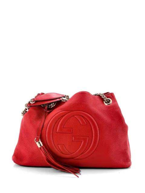 Soho Chain Strap Leather Medium shoulder bag by GUCCI 