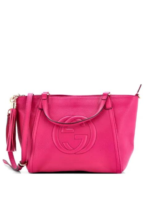 Soho Convertible Top Handle Bag Leather Small satchel by GUCCI 
