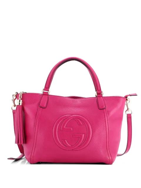 Soho Convertible Top Handle Bag Leather Small satchel by GUCCI 