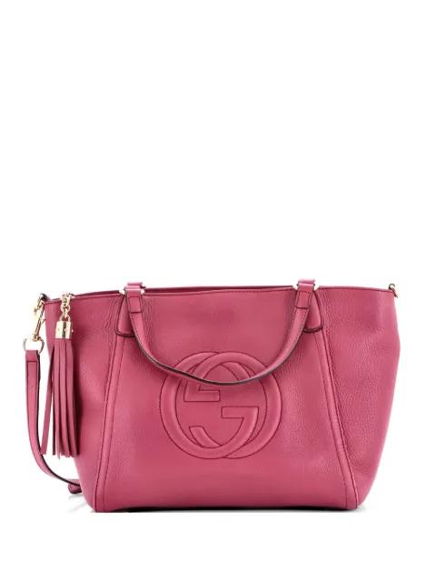 Soho Convertible Top Handle Bag Leather Small satchel by GUCCI 