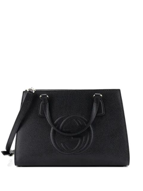 Soho Convertible Top Handle Leather Medium satchel by GUCCI 