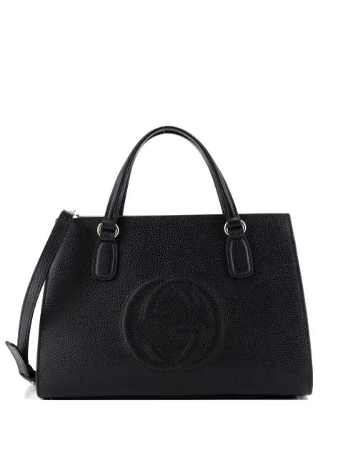 Soho Convertible Top Handle Leather Medium satchel by GUCCI 
