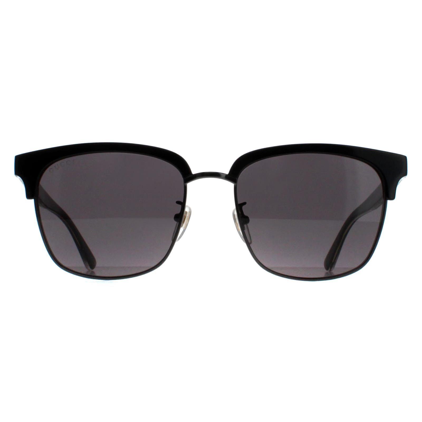 Square Black and Grey Grey GG0382S by GUCCI