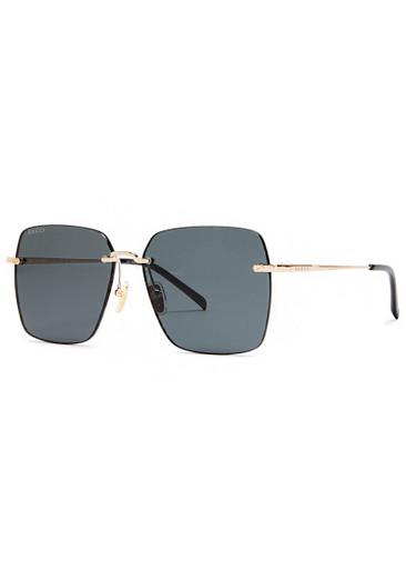 Square-frame sunglasses by GUCCI