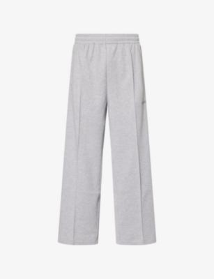 Striped-Panel Straight-Leg Cotton-Blend Jogging Bottoms by GUCCI