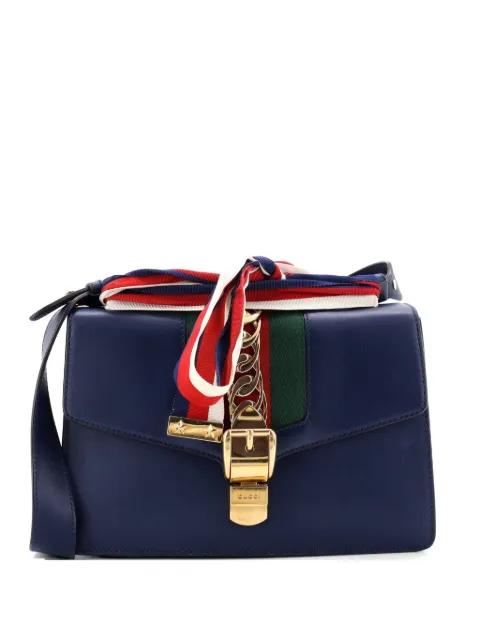 Sylvie Leather Small shoulder bag by GUCCI 