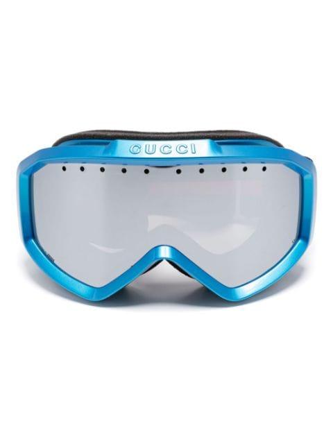 Sylvie-Web-stripe ski goggles by GUCCI