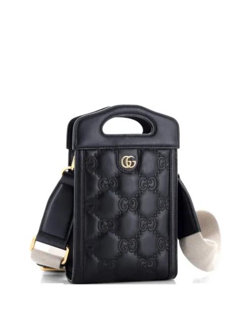 Top Handle GG Matelasse Leather Mini crossbody bag by GUCCI 