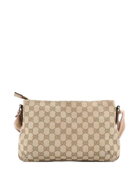 Web Strap Messenger Bag GG Canvas Small crossbody bag by GUCCI 