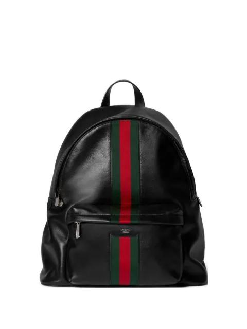 Web Trademark backpack by GUCCI