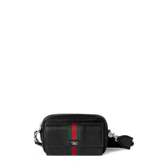 Web Trademark mini bag by GUCCI