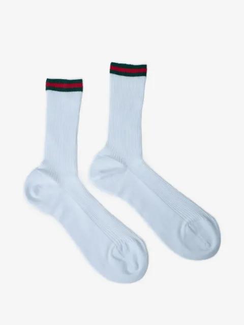Web ribbed socks by GUCCI