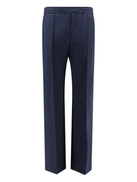 Web-stripe panama trousers by GUCCI