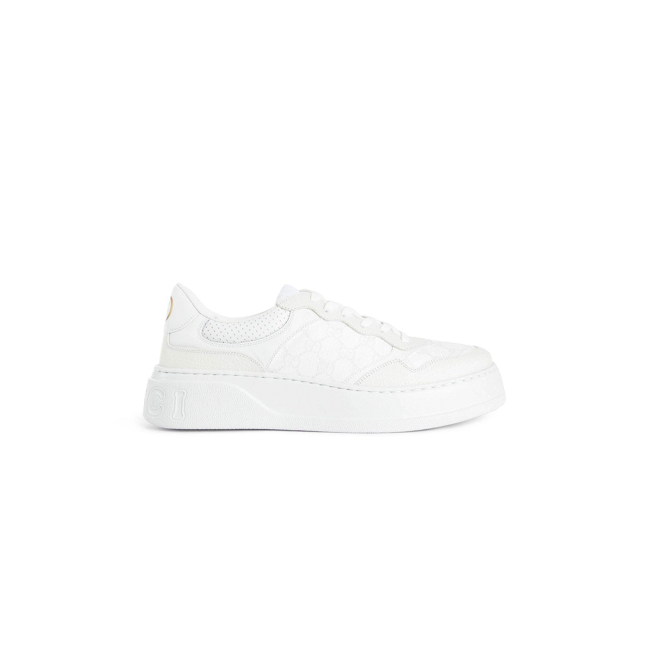 White and grey GG Supreme canvas by GUCCI