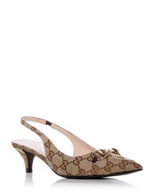 Women's GG Slingback Pumps by GUCCI