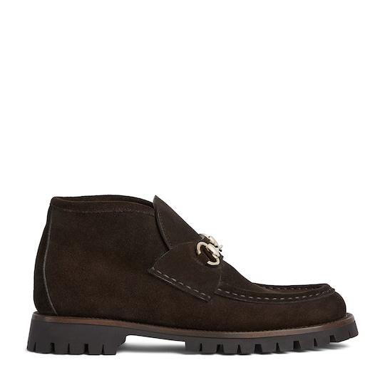 Women's Horsebit ankle boot by GUCCI