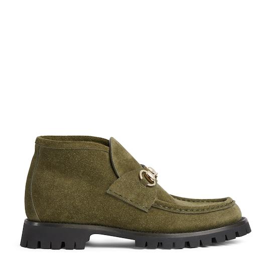 Women's Horsebit ankle boot by GUCCI