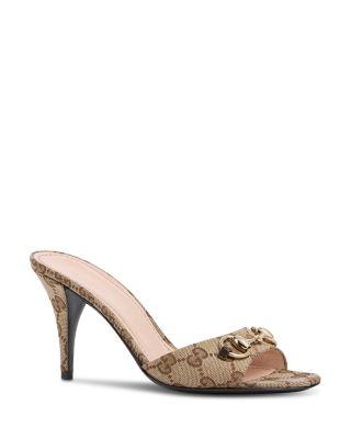 Women's Slide Sandals with Horsebit by GUCCI