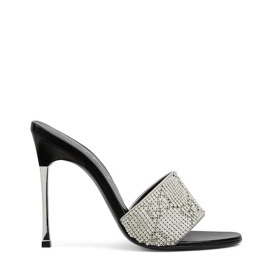 Women's crystal Bombshell slide sandal by GUCCI