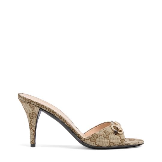 Women's slide sandal with Horsebit by GUCCI