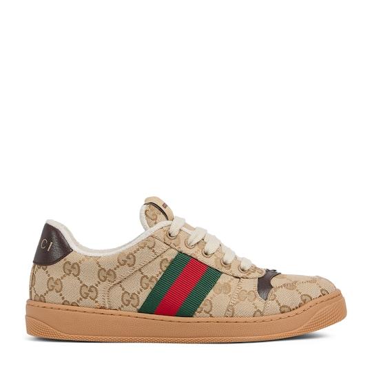 Women's worn-out effect Screener sneaker by GUCCI