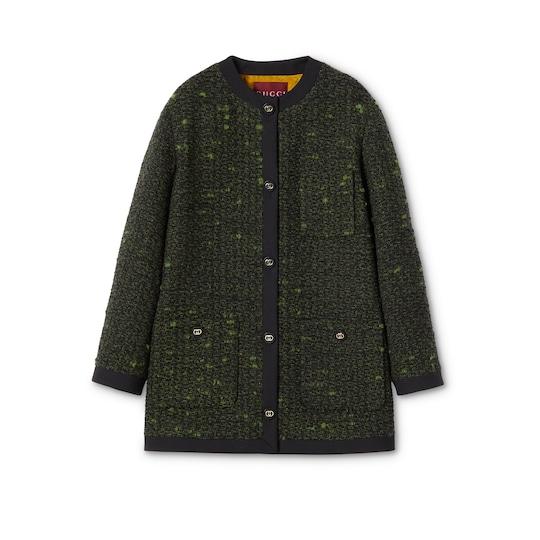 Wool bouclé jacket by GUCCI