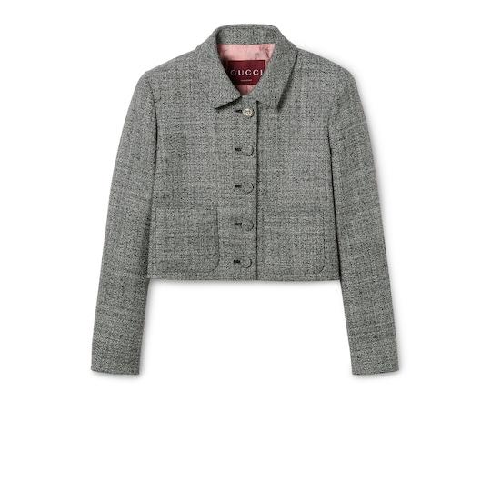 Wool grisaille jacket by GUCCI