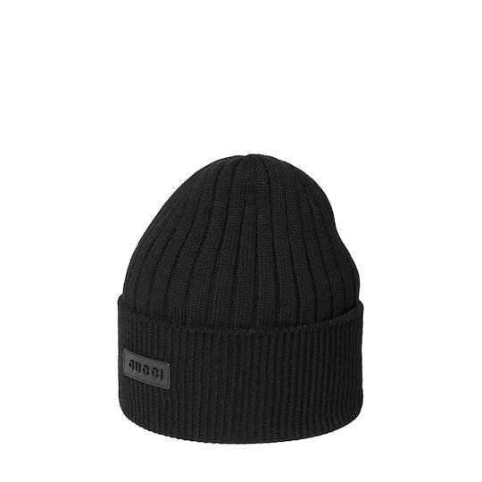 Wool hat with logo by GUCCI