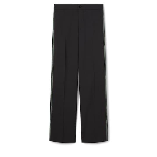 Wool pant with Gucci selvedge detail by GUCCI