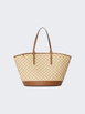 Woven Large Tote Bag NATURAL by GUCCI Woven Large Tote Bag NATURAL by GUCCI