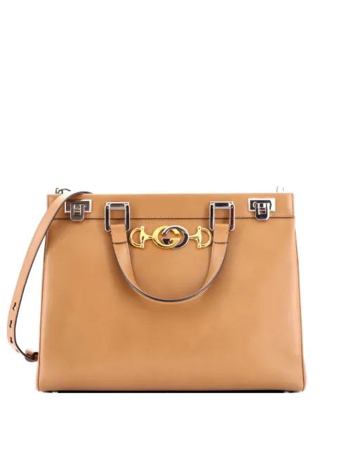 Zumi Top Handle Bag Leather Medium satchel by GUCCI 