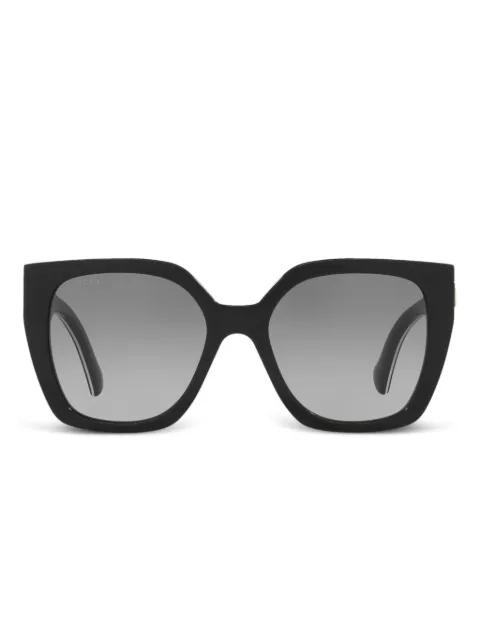 butterfly-frame "Black" sunglasses by GUCCI