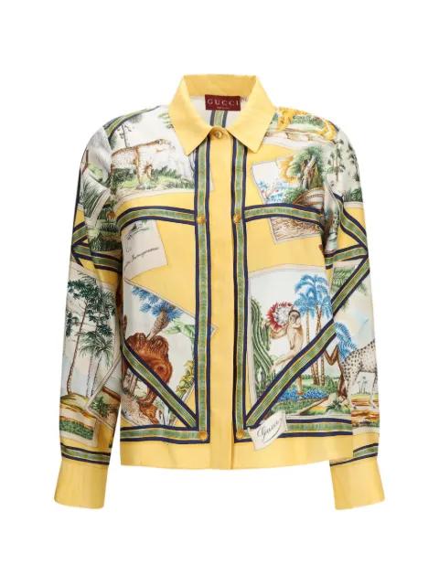 button-up shirt by GUCCI