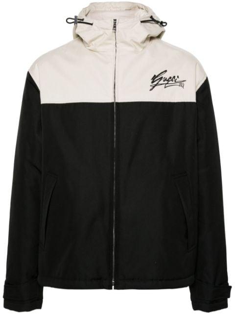 canvas hoodied jacket by GUCCI