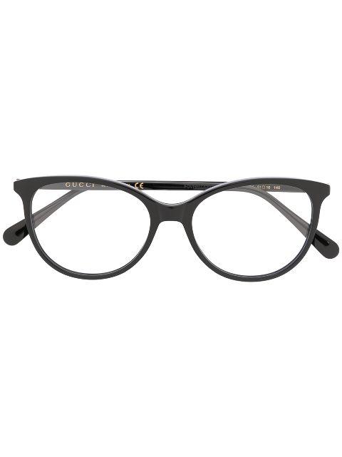cat eye frame glasses by GUCCI