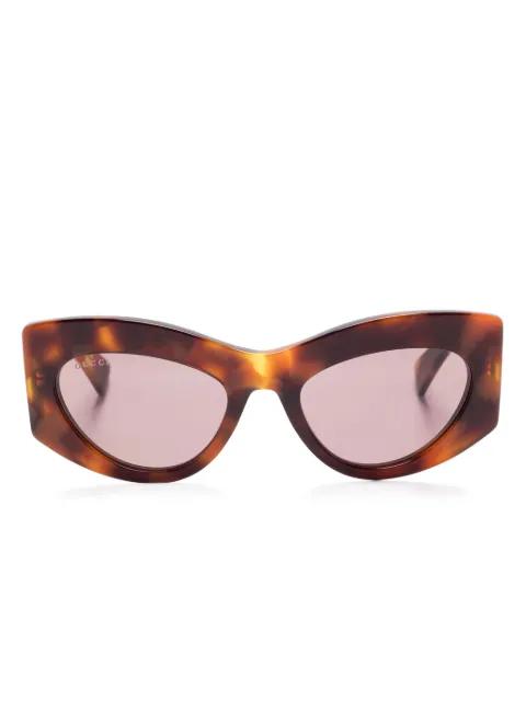 cat eye-frame sunglasses by GUCCI